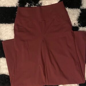 HALARA High Waisted Tummy Control Wide Leg Yoga Pants with Pockets